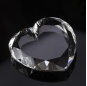 Presse-papiers de coeur en cristal gravé sur mesure de mariage en gros pour des cadeaux d'invités de mariage