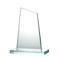 Wholesale Cheap Shield Jade Glass Plaque Trophy K9 Glass Crystal Award For Souvenir
