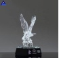 Custom Personalized Journey Crystal Eagle Award Trophy With Custom Logo