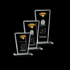 2020 Neue Mode Customized Pujiang K9 Transparent Diamond Crystal Award