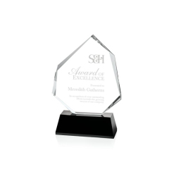 Premio de cristal de placa de grabado de superficie de productos al por mayor para regalos deportivos corporativos