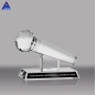 Творческий VIP Music Glass Crystal Trophy Индивидуальный микрофон Певцы Награда