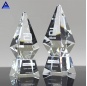 2019 Newest Style 3D Laser Engraved Cheap Clear Optic Crystal Award Tower Trophy