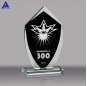 Engraved Business Crystal Plaque Sample Award Shield For Memorial Awards Trophy