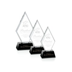 2020 Pujiang Wholesale Günstige Modische Custom Transparent Diamond Crystal Award