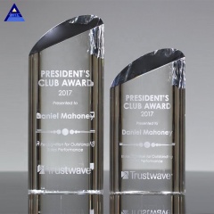 2019 productos promocionales Clear Strata Crystal Award Trophy con logotipo