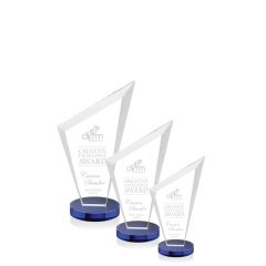 Pujiang Wholesale clear K9 High Quality crystal pilla trophy for business annual awards