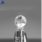 Vente en gros le plus récent trophée de récompense Globe Vantage en verre de cristal personnalisé exalté