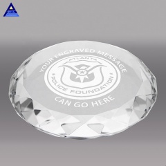 Pisapapeles de cristal de cúpula de hemisferio personalizado de nuevos productos para regalos de recuerdo