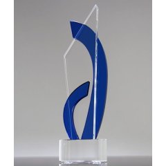 Premios de cristal personalizados al por mayor, premios de la corporación de trofeos de cristal K9 personalizados