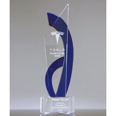 Prix ​​​​de cristal personnalisés en gros personnalisez les prix de la société du trophée de cristal K9