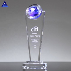 K9 – trophée de la meilleure qualité en cristal, nouveau Design d'entreprise, World Globe Surge Award