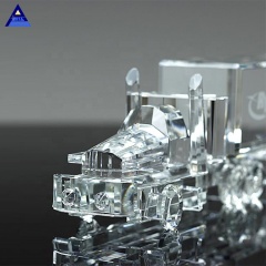 China New Souvenir Gifts Crystal Trofeo de premio de camión de 18 ruedas
