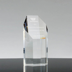 Verre 3D Laser Cube Award Pour Boule Blanche K9 Bloc Clair Presse-papiers De Mariage Gravé Cadeau Horloge Gravure Cristal Trophée Prix