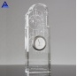 Персонализированные оптически часы премии трофея 3Д лазера искривления времени античные хрустальные для офиса декоративные