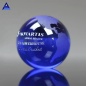 Рекламный глобус высшего качества новейший голубой трофейный хрустальный глобус для деловых подарков
