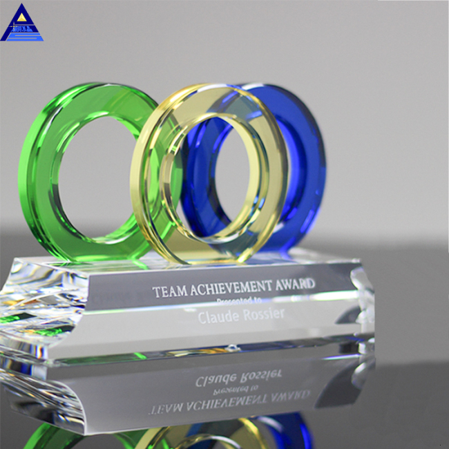 Custom Size Diamond Crystal Award Trophy,Color Glass Award Trophy