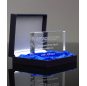 Изготовленная на заказ лазерная гравировка новейшего прямоугольника K9 Glass Crystal Trophy