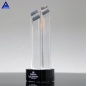 Cheap Custom Sublimation Emory Pinnacle Award Crystal Trophy For Souvenir Gifts