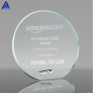 Hot Selling Laser Etched Circle Glass Crystal Award Trophy Achievement Awards For Souvenir