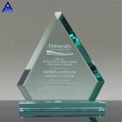 Дешевые высокое качество Demi Diamond Jade Crystal Glass Award Tropy для продажи