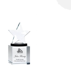 Фабричная оптовая продажа K9 Blank Crystal Star Award Trophy Crystal Star Trophy