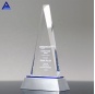 2019New Design Clear Crystal Vantage Peak Championship Trophy