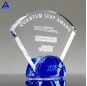 Оптовая Высококачественный Прозрачный Пустой Сияющий Кобальт Пользовательский Логотип Хрустальный Трофей