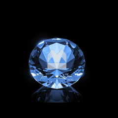 Оптовый дешевый пользовательский K9 Pujiang Большой прозрачный кристалл с гравировкой Diamond Crystal Award
