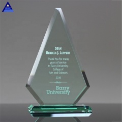 Fabrik-Direktverkauf der Mountain Shape Glass Trophy Jade Awards mit gutem Angebot