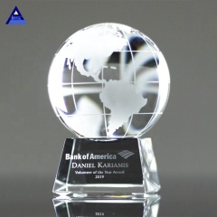 2019 Neueste Glass Globe Awards- -No.1 Crystal Trophy Factory