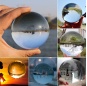 80mm size Transparent crystal glass sphere K9 clear crystal glass ball