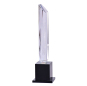 Trofeo de cristal de grado superior K9 3D grabado con láser hecho a mano trofeo de cristal premio de cristal