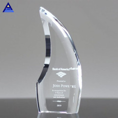 Trofeo de cristal barato al por mayor de la fábrica de Pujiang