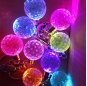 Хрустальный шар 3D гравировка брелок кольцо брелок светодиодный светящийся кулон подарок