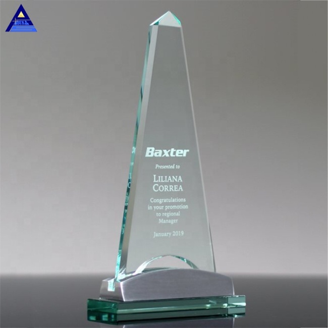 Best Selling Engraving K9 Transparent Salisbury Spire 3D Laser Crystal Souvenir