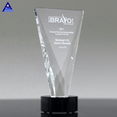 Usine de gros clair Crystal Triumph Award Trophée de la Coupe d'Europe