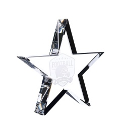 Presse-papiers de haute qualité Crystal Blank Block Star Awards Trophée en verre de cristal