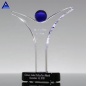 Custom Engraved Crystal Figure Trophy for Team Up Honor Awards