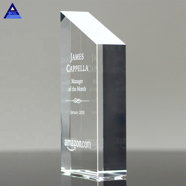 Factory Wholesale Advance Crystal Block Blank Glass Paperweights Wholesale