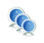 High quality whosale round laser engraved crystal trophy K9  Clear Crystal Trophy