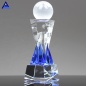 Personalized Destino Glass Crystal Globe Ball With Stand Crystal World Ball