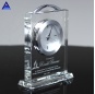 Classical Clear Eternity Crystal Desk Top Clock For Wedding Return Gifts