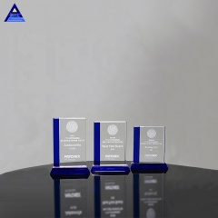 Small Fashion Gifts Tribute Crystal Award Trophy, 3D-Lasergravur-Kristall