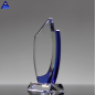 Trofeo de cristal coloreado de la impresión del escudo al por mayor para el regalo de los premios de la competencia