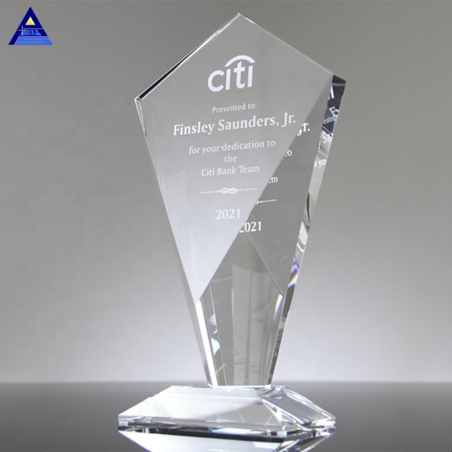 Crystal Sky Scraper Award Trophy,Crystal Glass Gift Glass Trophy Blanks