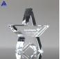 Дешевый простой уникальный вырезать прозрачную звезду хрустальное стекло трофей подарок