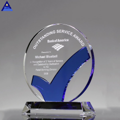 AAA Yiwu New Product Clear Billig Blank Glass Crystal Awards Plaque