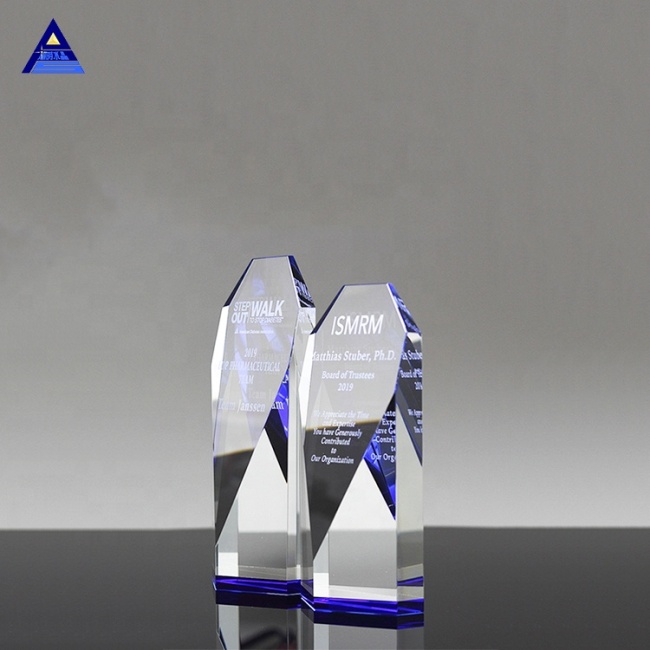 Wholesale Colored Obelisk Shaped K9 Unique Crystal Trophy