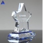 Подарок корпоративных наград кристаллического трофея в форме звезды народного искусства с гравировкой логотипа